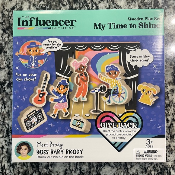 The Influencer Initiative Boss Baby Brody Wooden Play Set - Picture 2 of 9